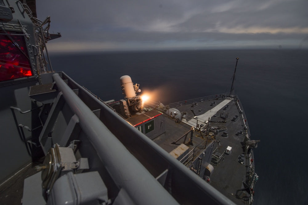 US military says it engaged five unmanned drones over Red Sea