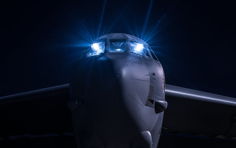 A U.S. Air Force B-52H Stratofortress preflight crew with the 20th Expeditionary Bomb Squadron works in the cockpit before launching an early morning sortie from Royal Australian Air Force (RAAF) Base Darwin