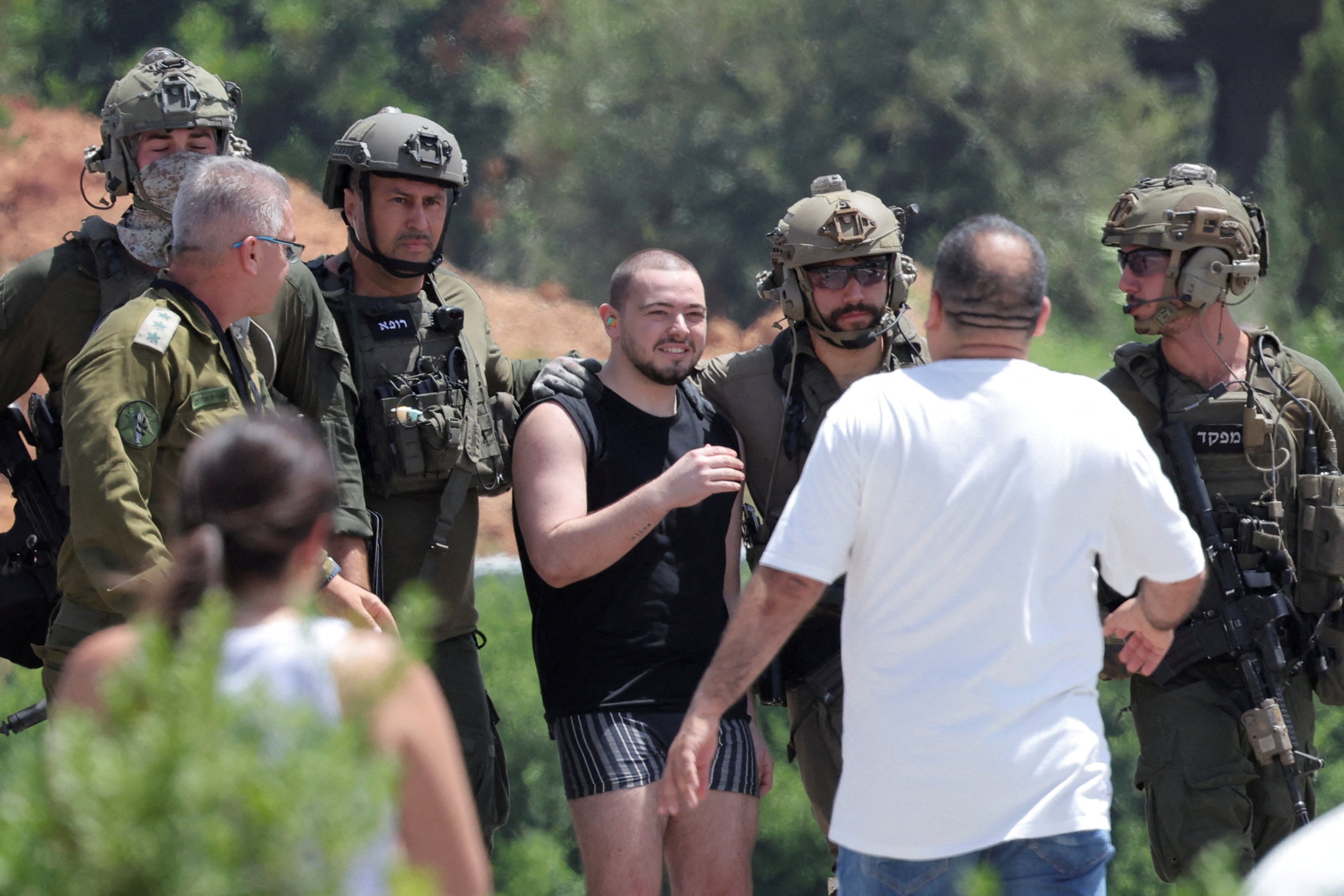 Israeli forces rescue four live hostages from Gaza, military says