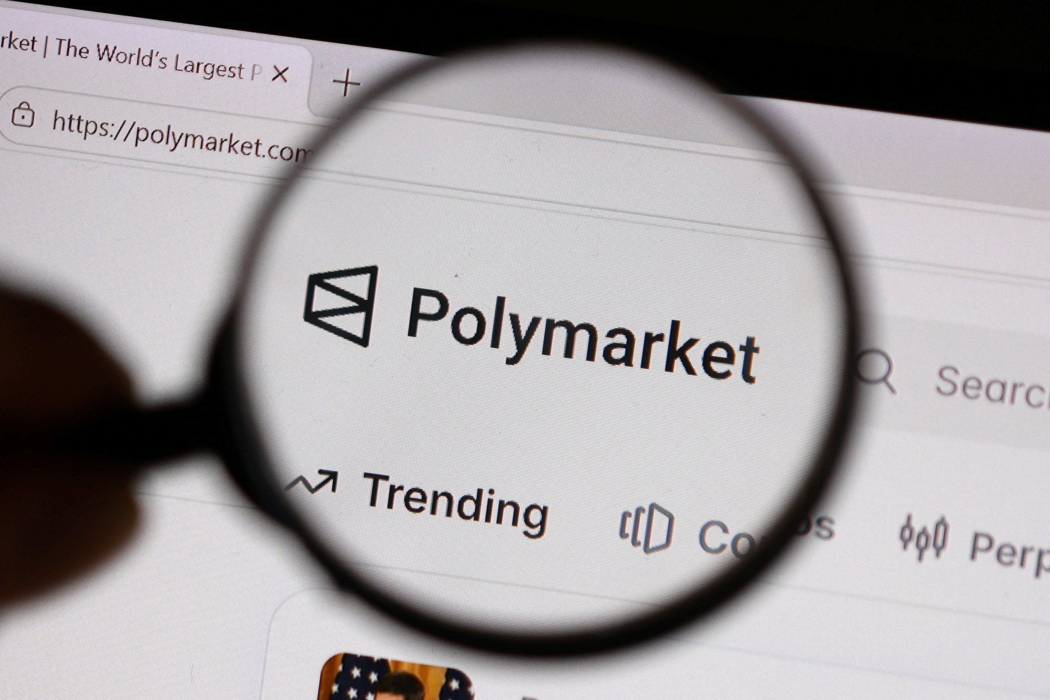 “Polymarket logo is seen in this illustration taken, August 3, 2026. REUTERS/Dado Ruvic/Illustration”