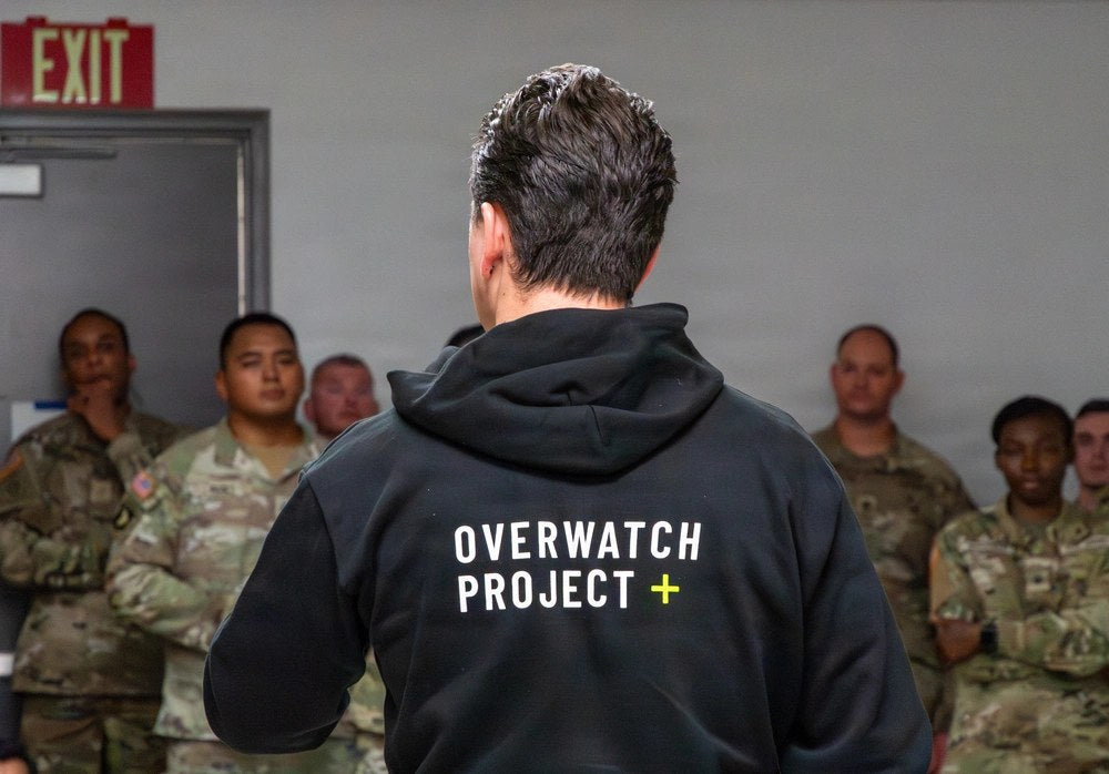 Soldiers participate in suicide-prevention training with the Overwatch Project at Fort Hood, Texas, on Jan. 7, 2026. The Army is separately testing SAFEGUARD, a machine-learning initiative designed to identify soldiers at elevated suicide risk and