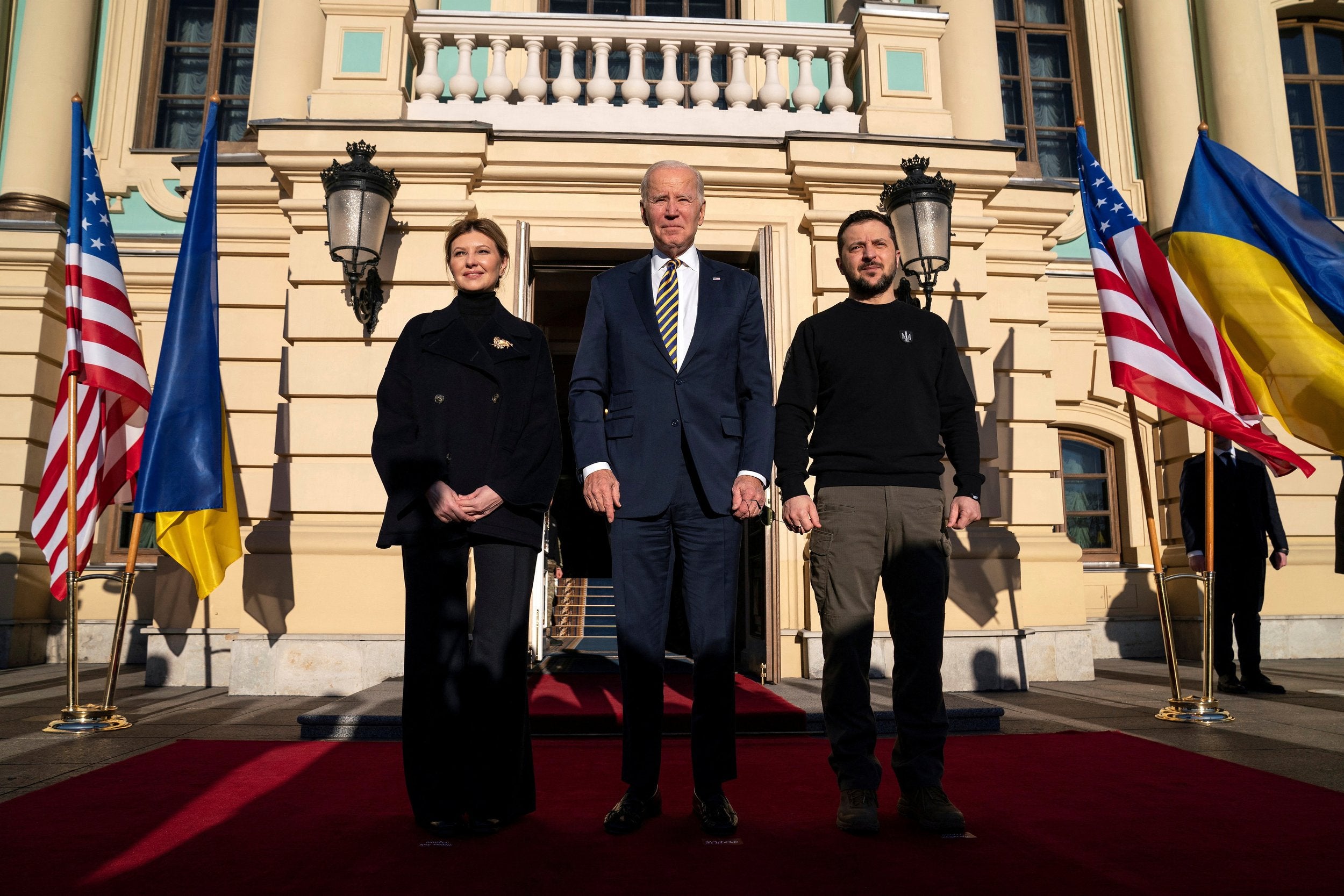 Biden, in Kyiv ahead of war anniversary, vows support as long as needed