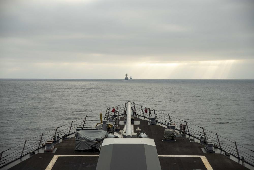 US warship sails through Taiwan Strait, China slams move