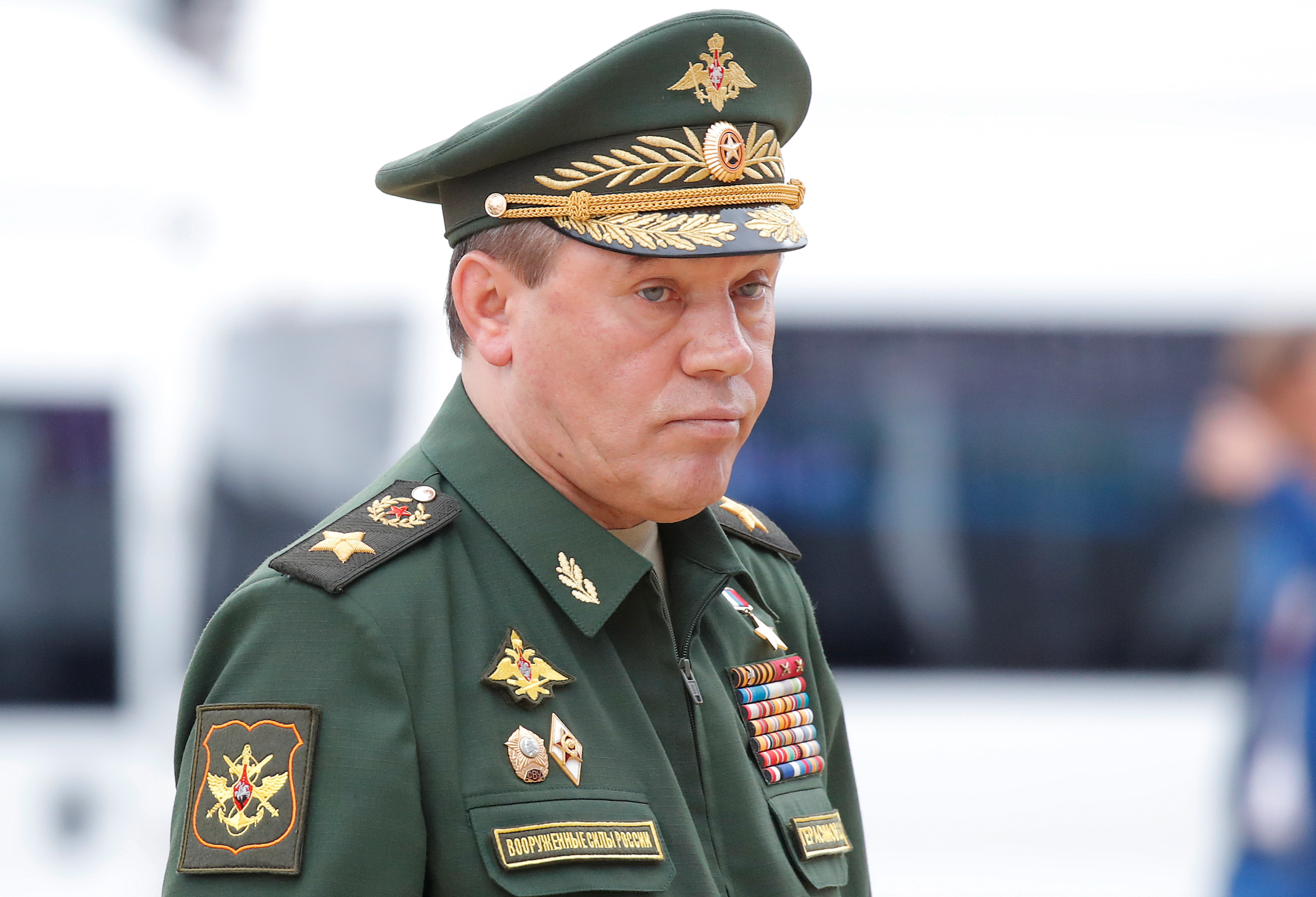 Chief of the General Staff of Russian Armed Forces Valery Gerasimov attends the annual international military-technical forum