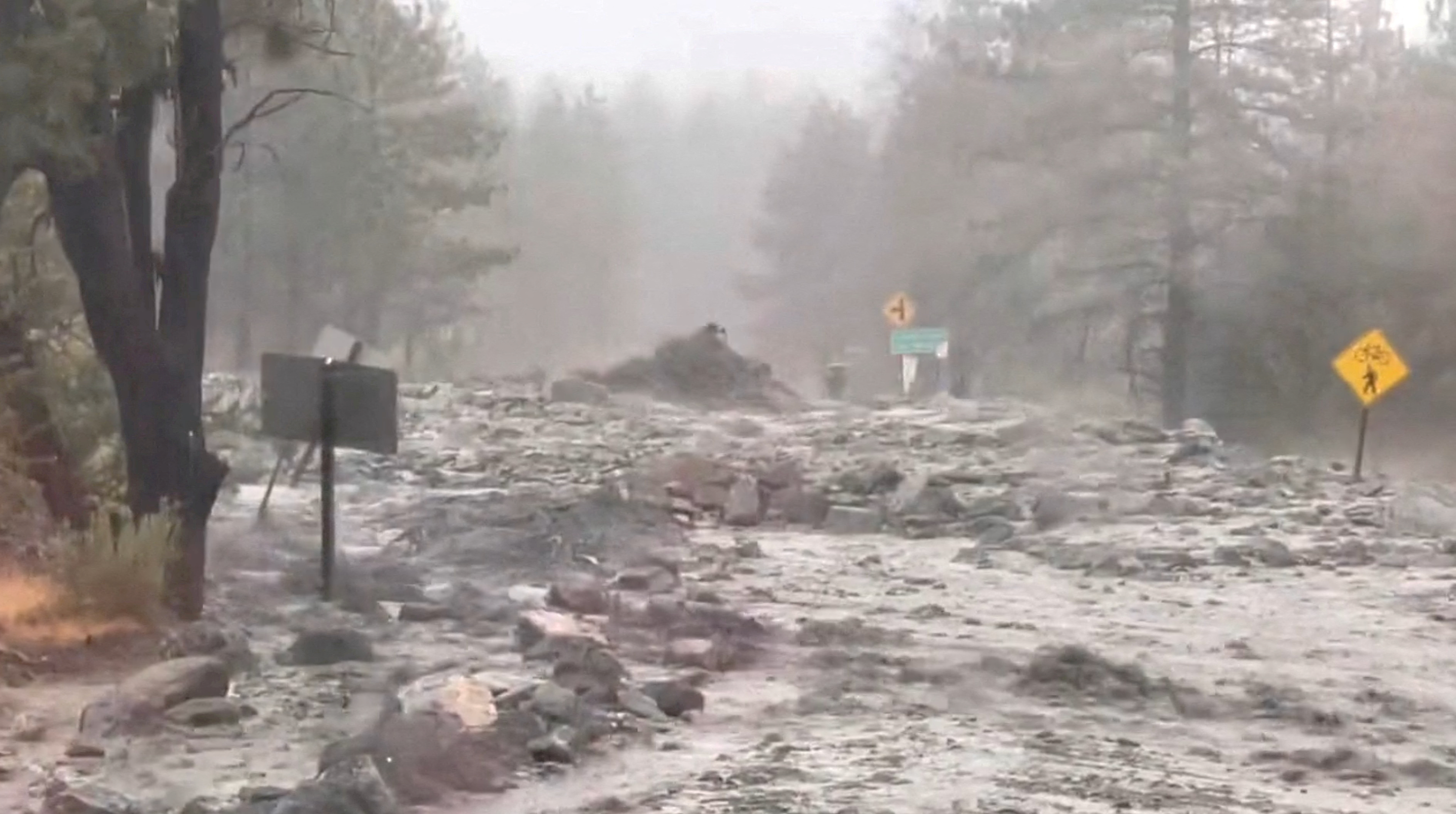 Storm Hilary moves north after drenching Southern California, Southwest