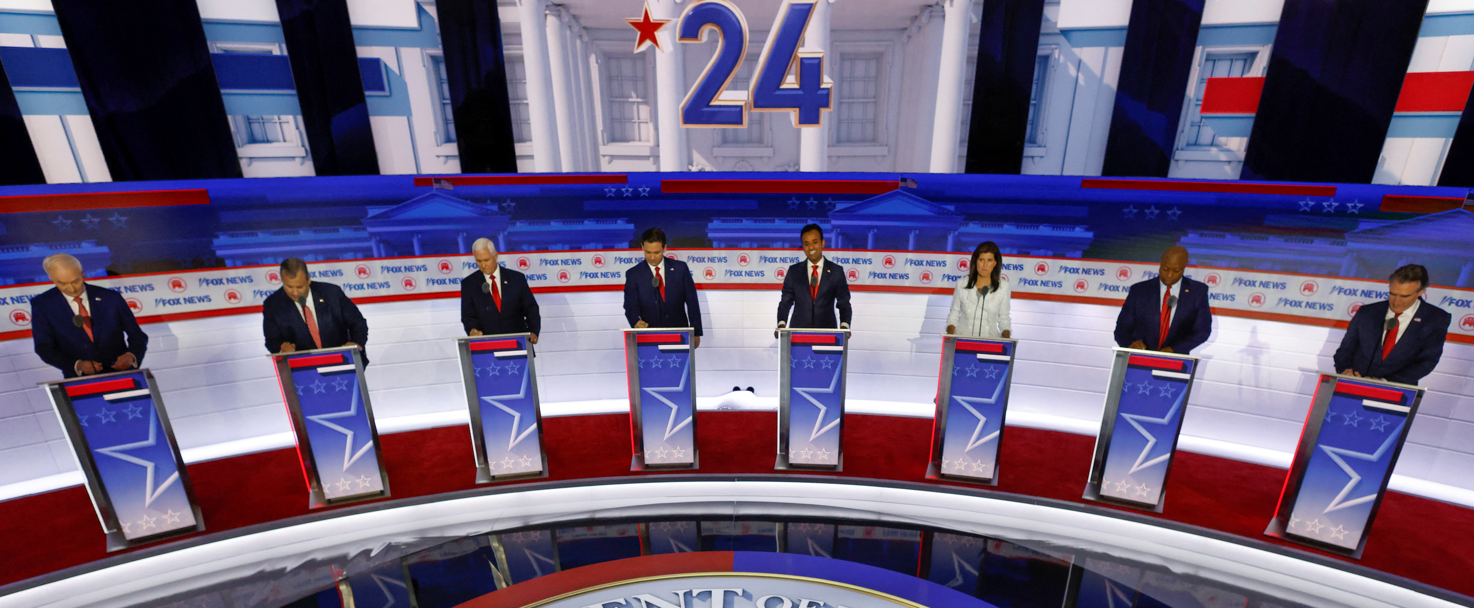 What 2024 GOP presidential candidates said at their first debate