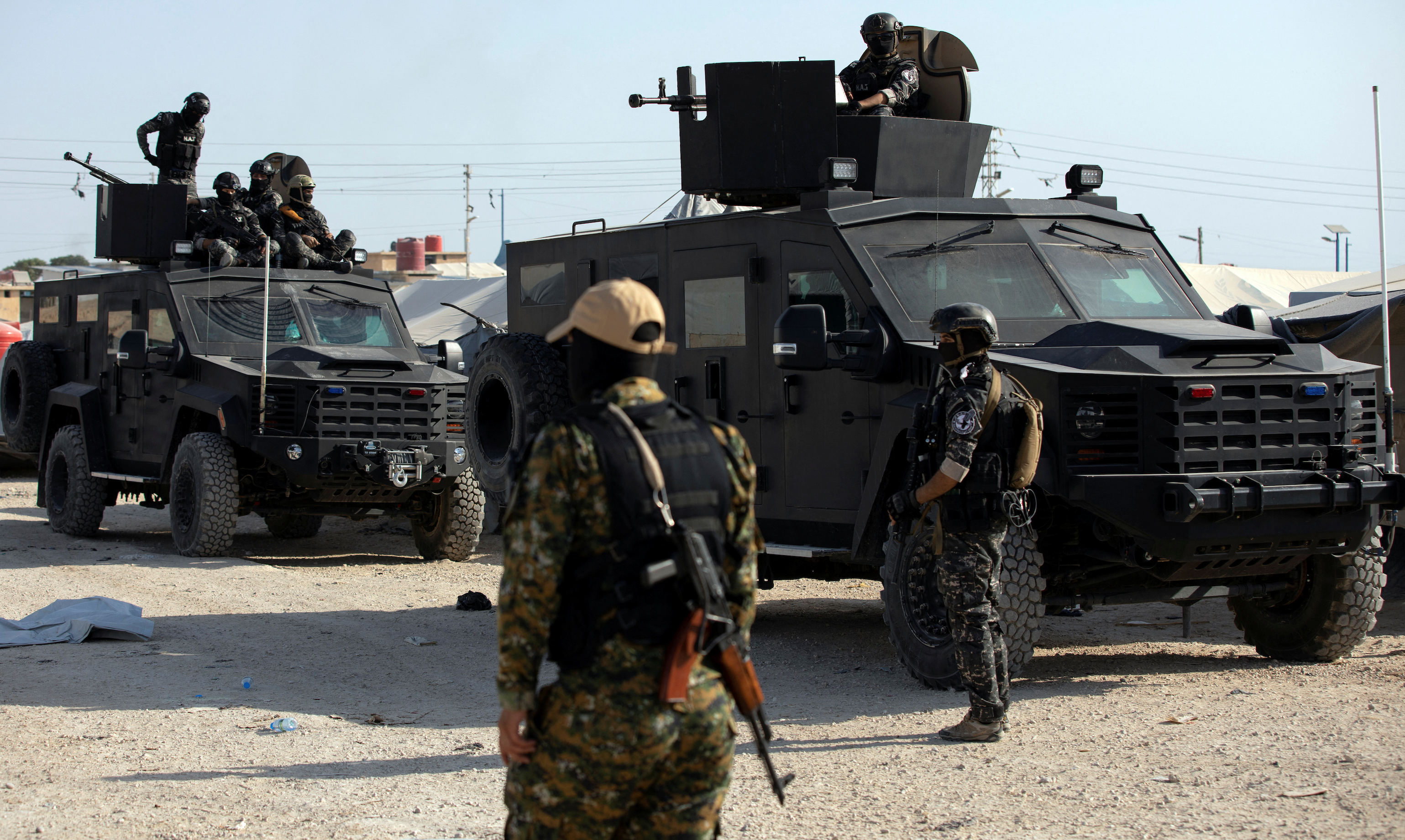 US-backed Syrian Democratic Forces battle tribal unrest in eastern Syria