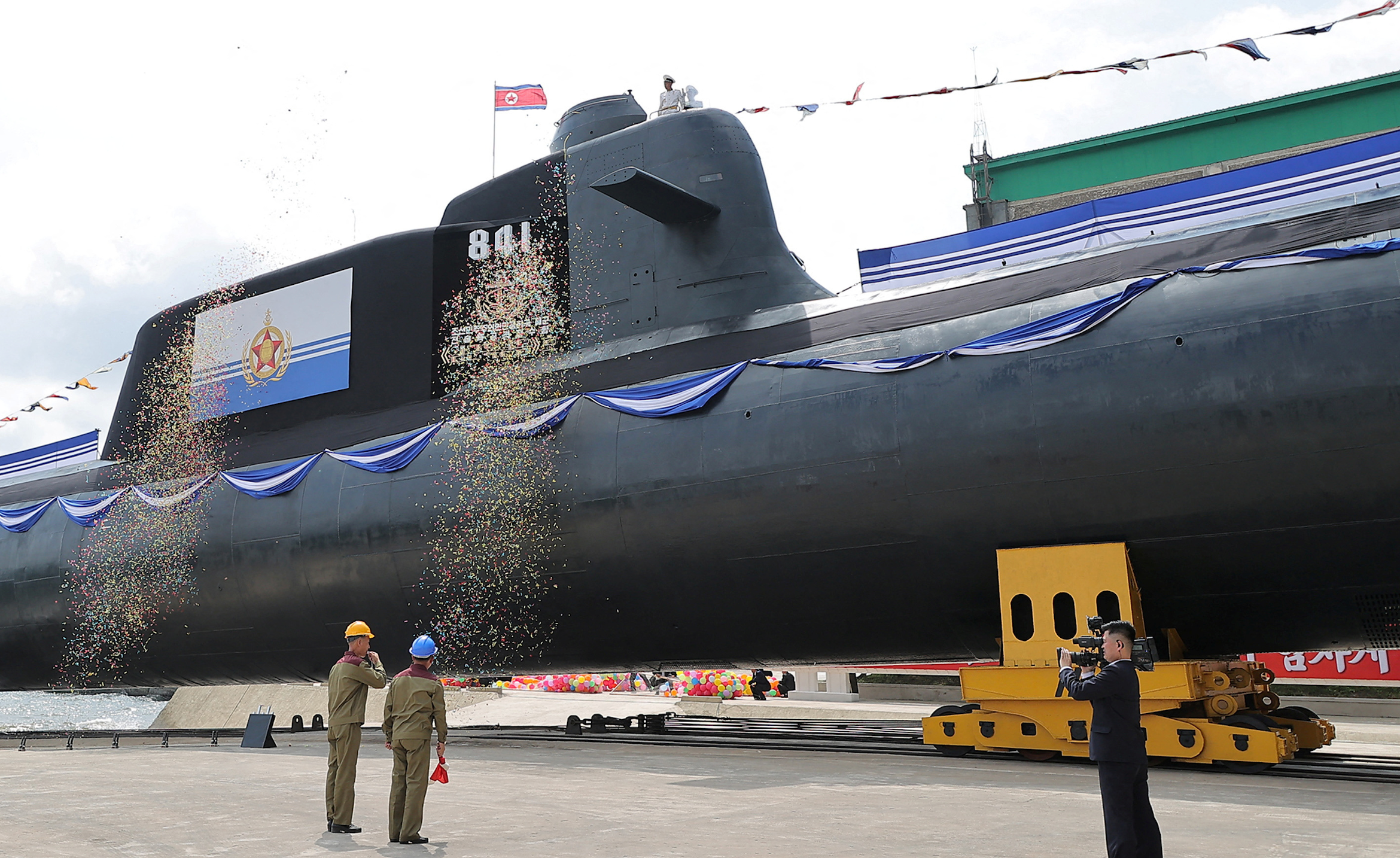 NKorea unveils first tactical nuclear-armed submarine
