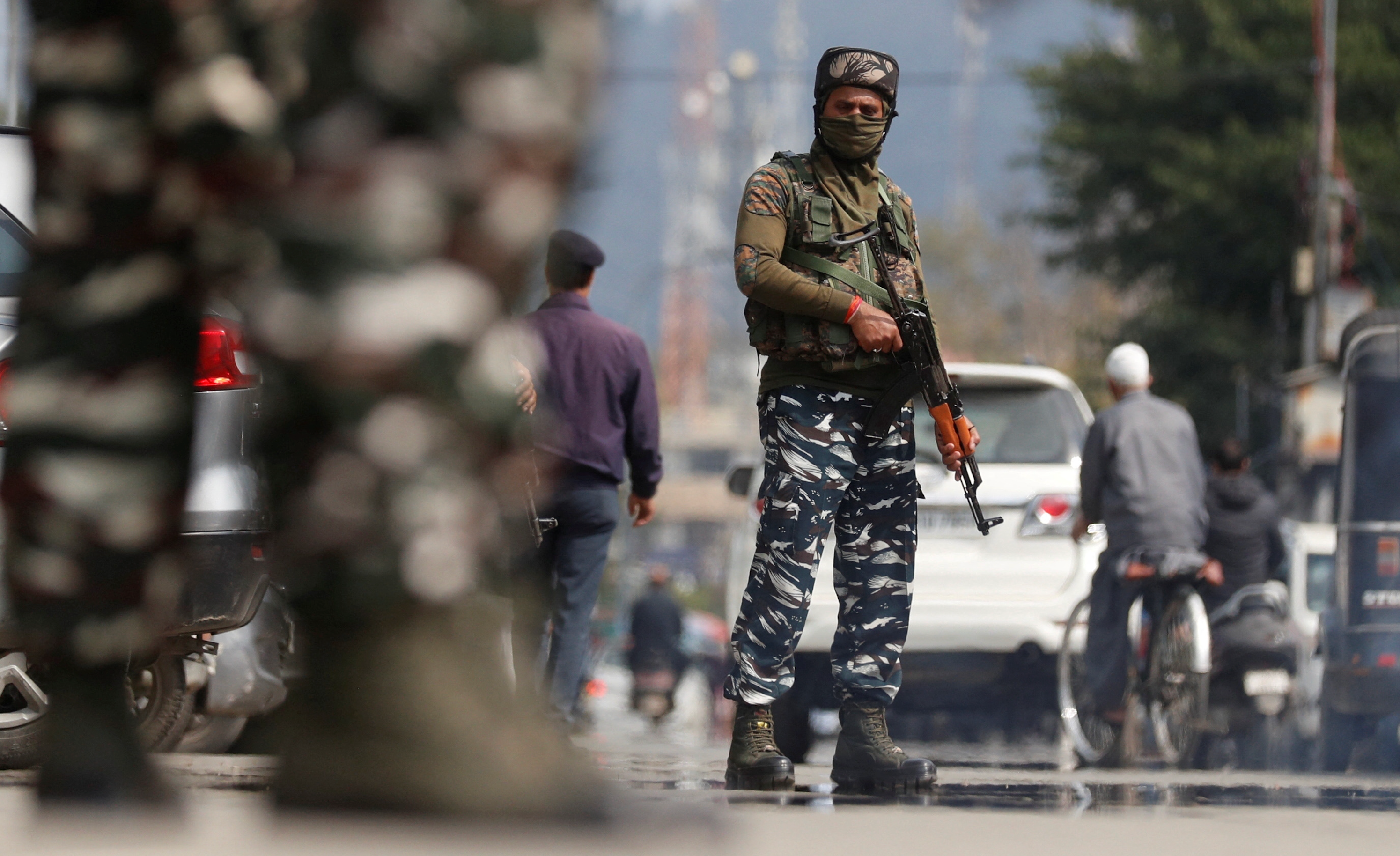 Indian police raid journalists’ office, homes in illegal funding probe, officials say