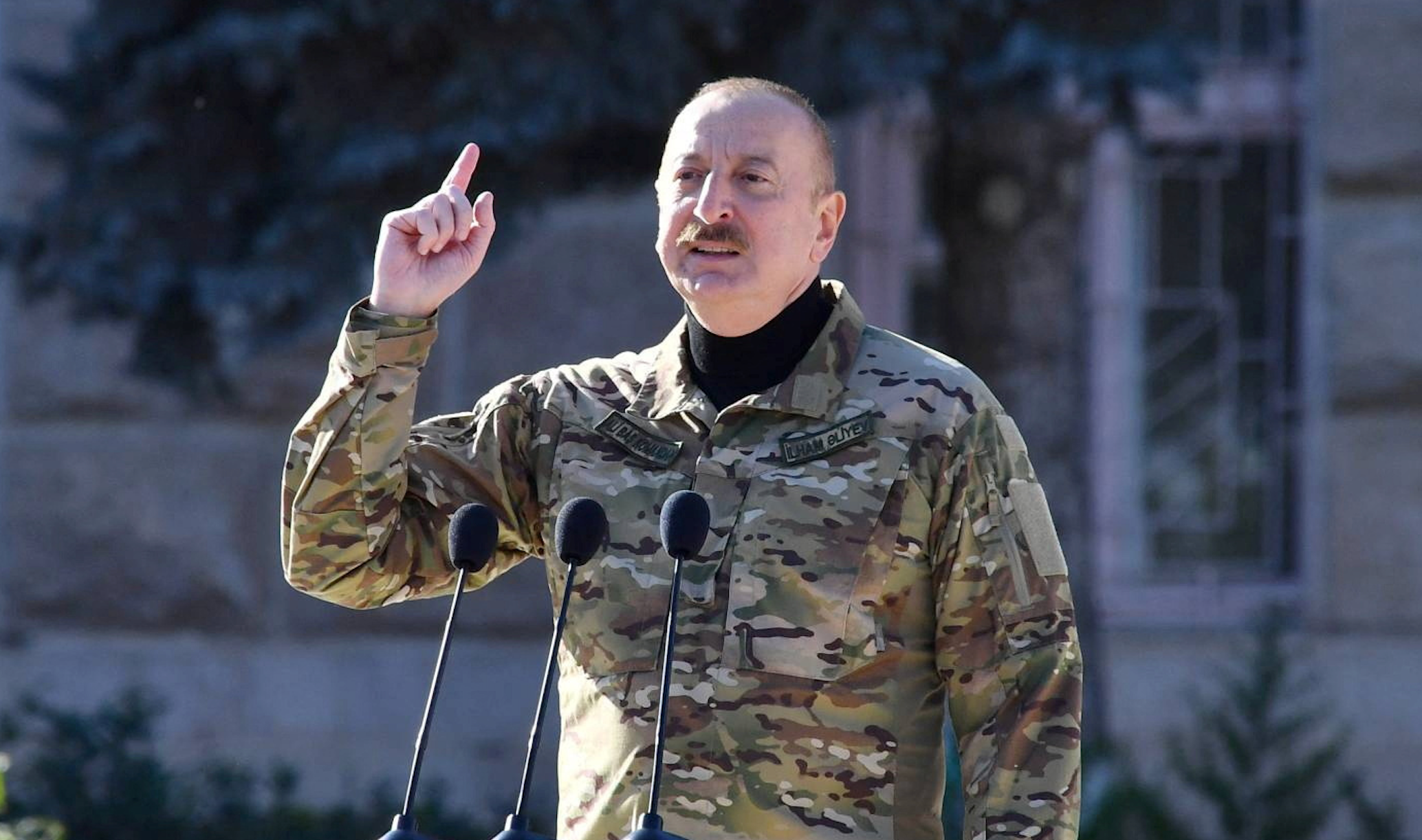 Azerbaijan's Aliyev slams US backing of Armenia