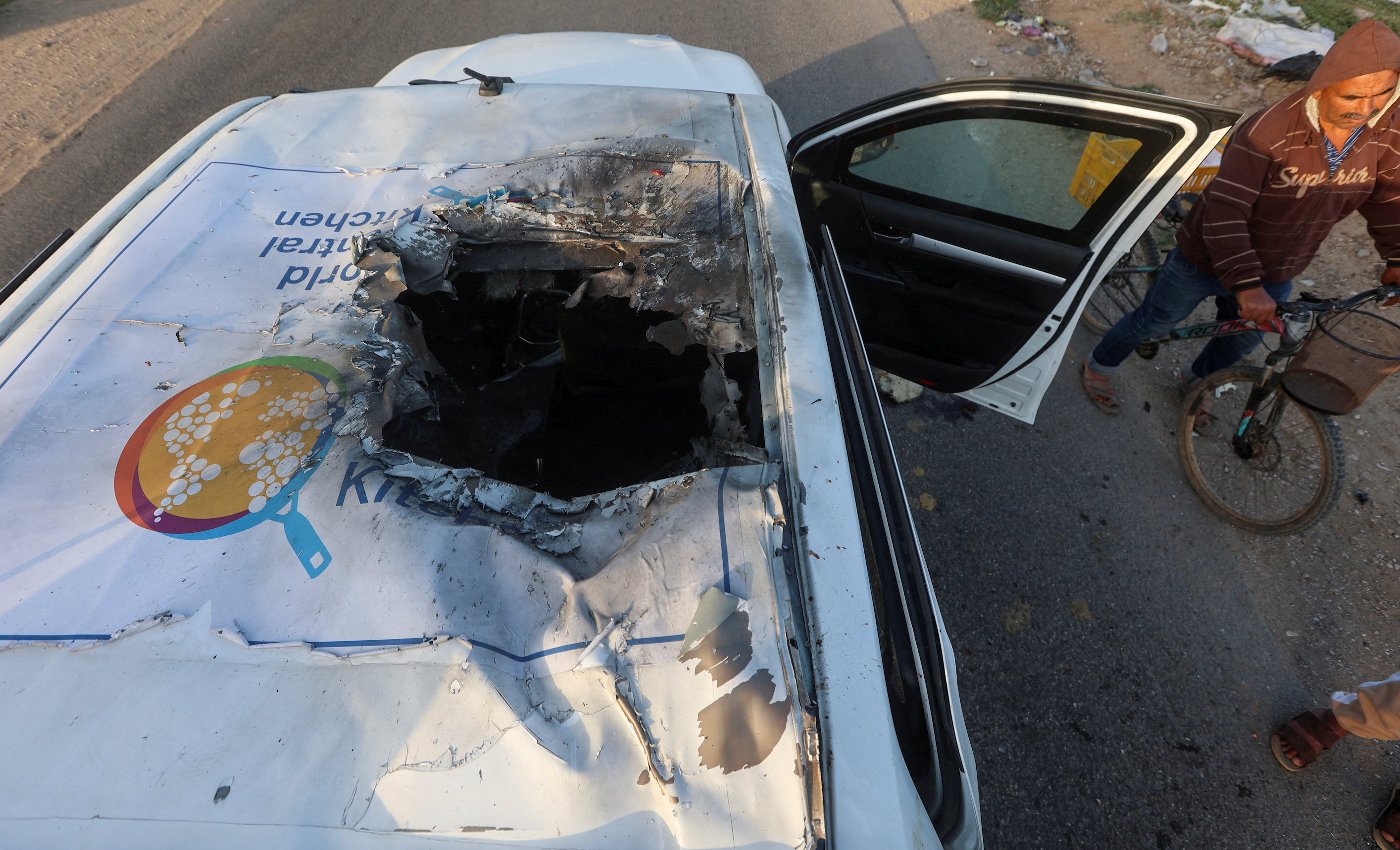 Israel relieves two officers after finding errors in strike on aid workers