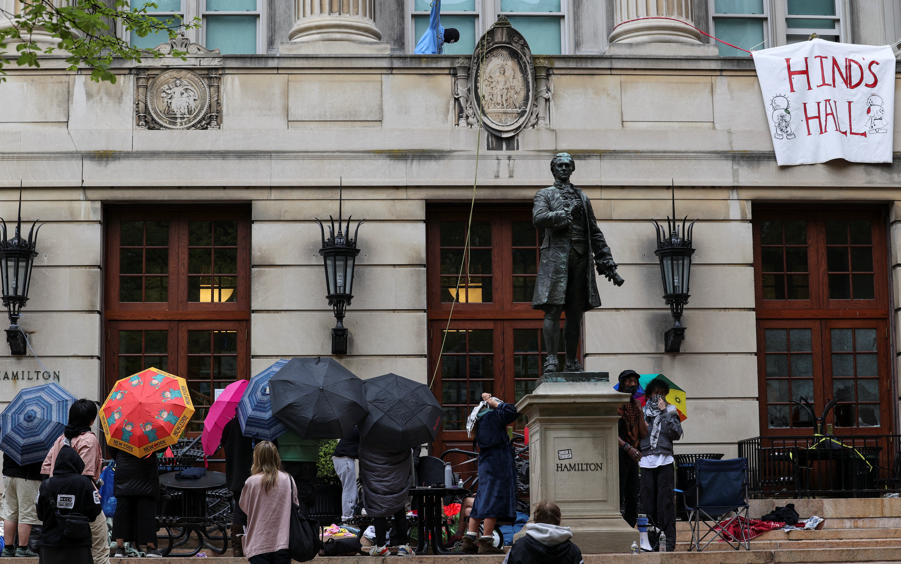 Pro-Palestinian protesters occupy Columbia University building