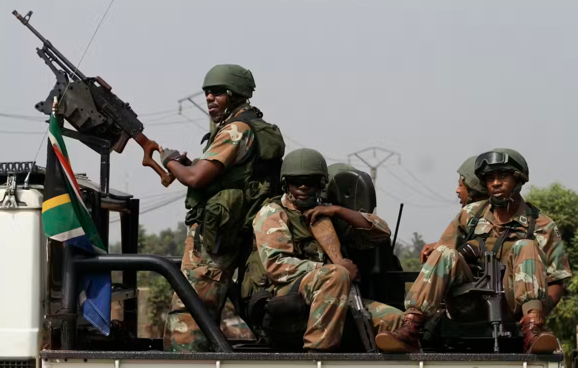 South African soldier killed, 13 wounded in clash with eastern Congo rebels