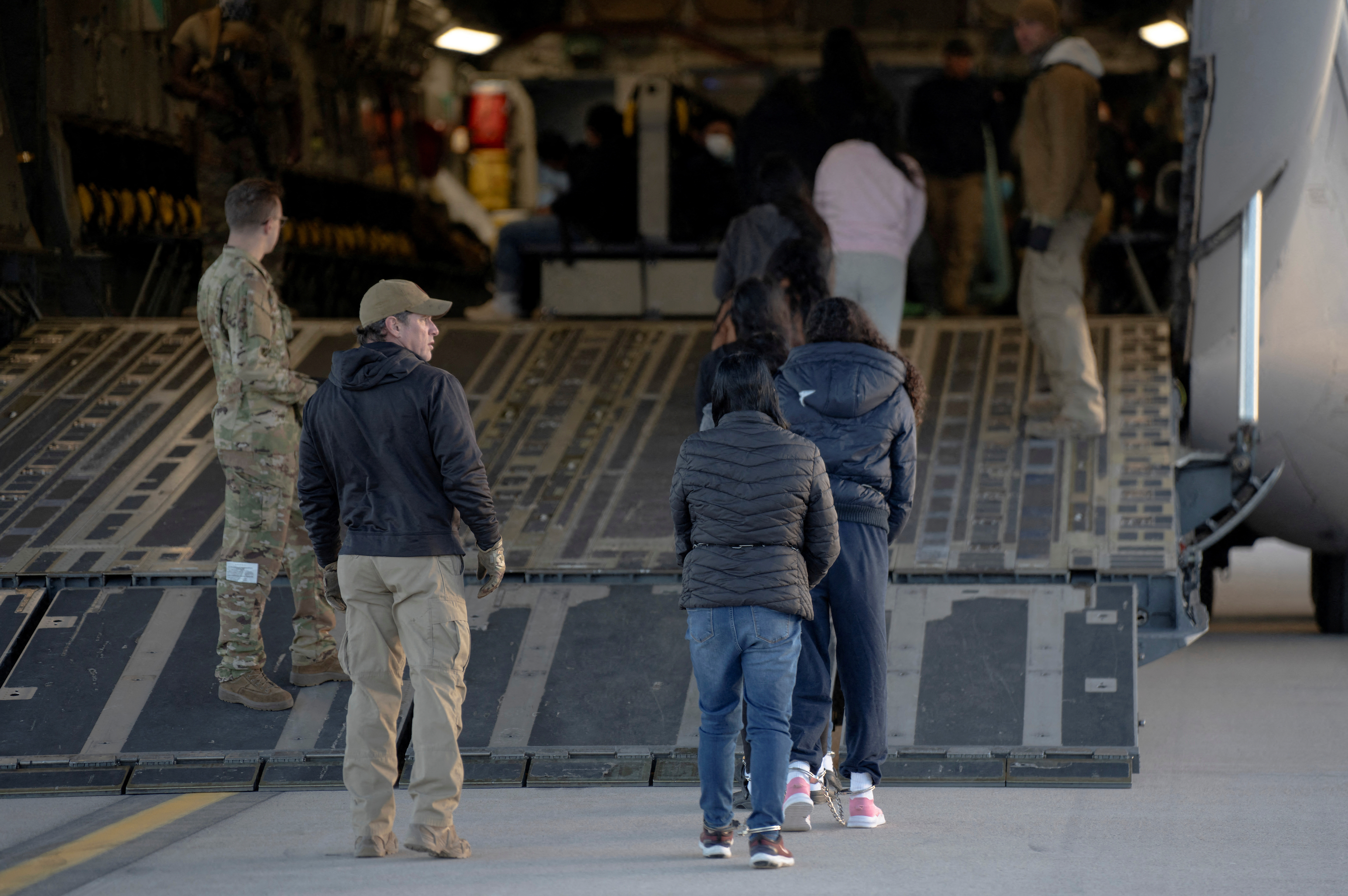 US military deportation flight cost over $4,675 per migrant, data shows