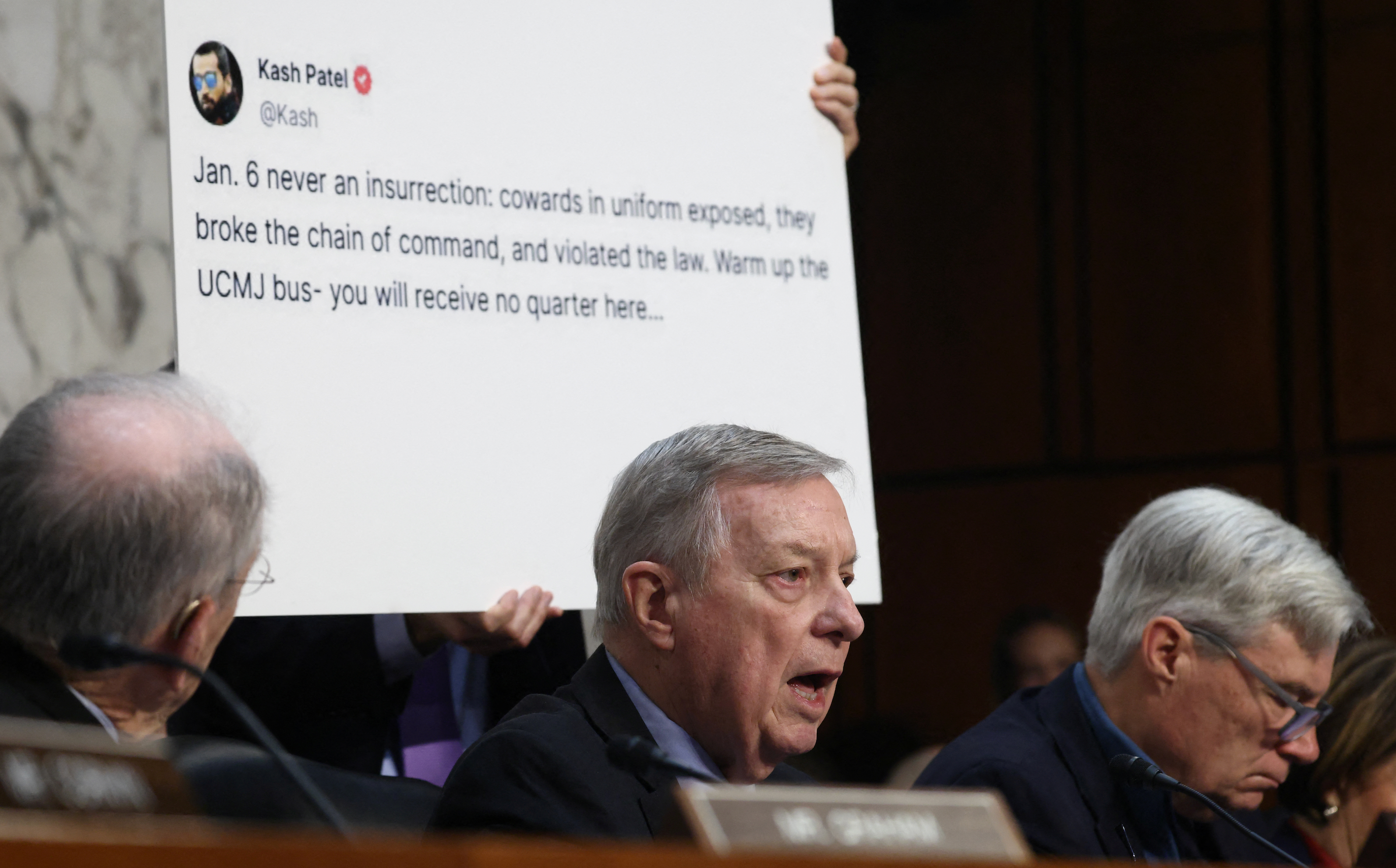 FBI nominee Patel questioned on Capitol riot, retribution claims