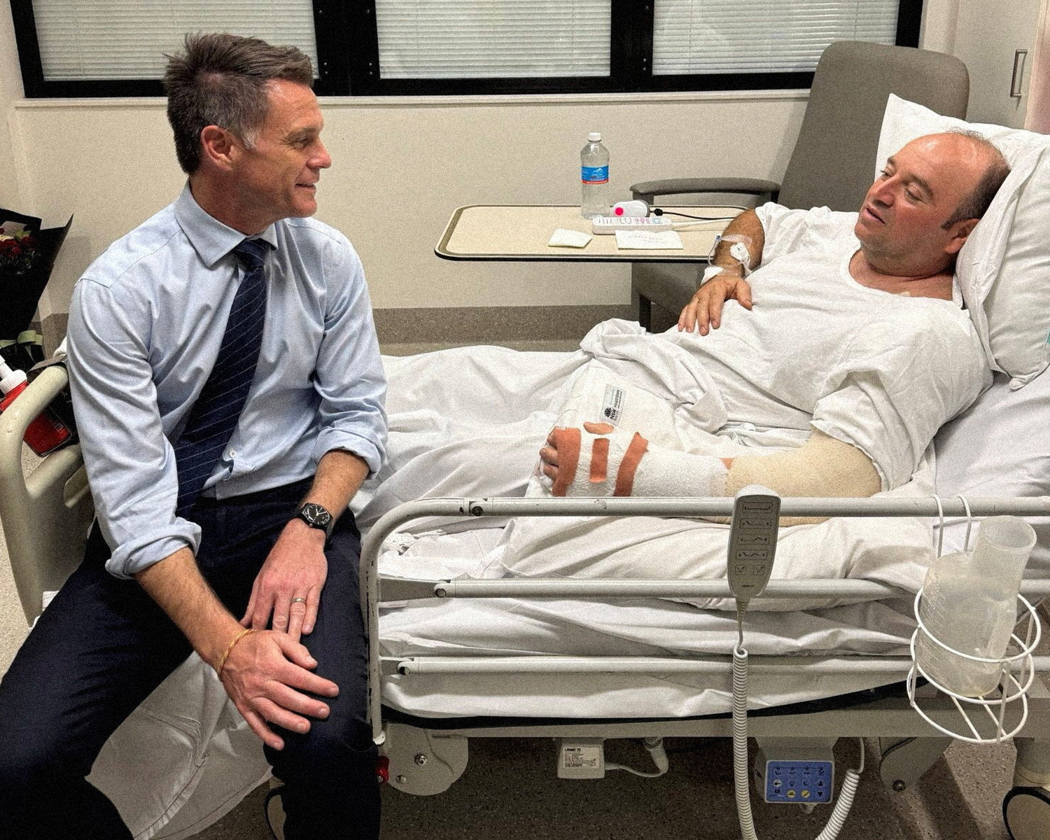 “Hero” who disarmed Bondi gunman recovers in hospital as donations pour in