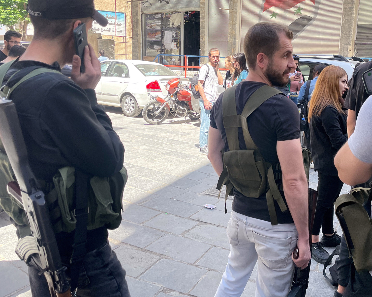 Druze near Damascus resist demand to turn in arms amid tension