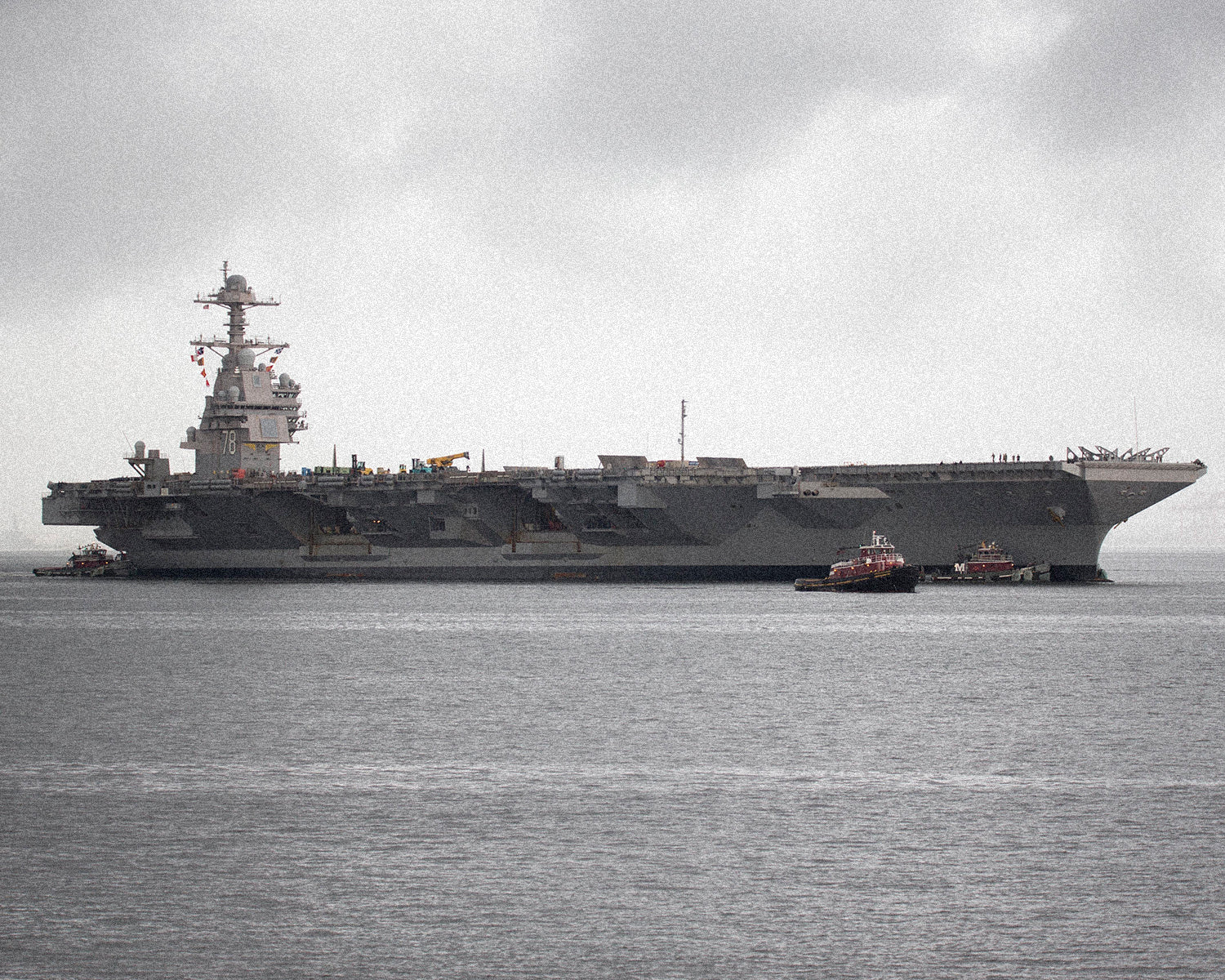 Two US sailors injured after non-combat fire aboard carrier in Red Sea