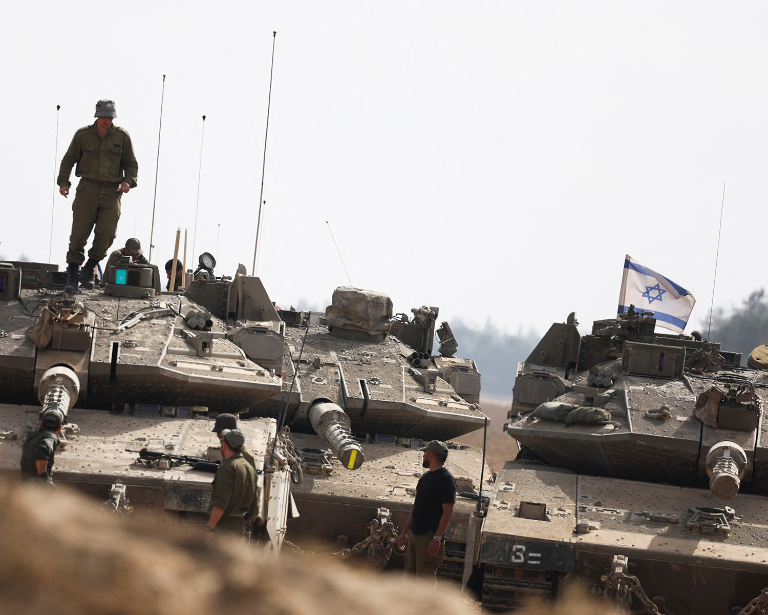 Netanyahu says Israel will control Gaza as aid trucks prepare to enter amid pressure