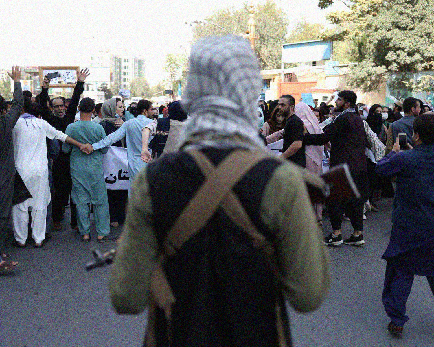 One dead, several wounded as Taliban crack down on anti-hijab protest in Afghanistan’s Herat