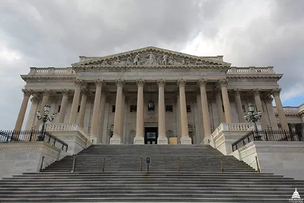 Illustrative photo: The East Front steps of the U.S. Capitol in Washington. A federal appeals court ruled Sept. 22 that public demonstrations on the Eastern Steps cannot be conditioned on sponsorship from a member of Congress. Architect of the Capitol