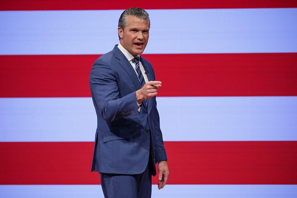 Defense Secretary Pete Hegseth addresses military officers and enlisted leaders at Marine Corps Base Quantico, Virginia, on September 30, 2026. A week later, he directed all military departments to align their Inspector General complaint procedures with