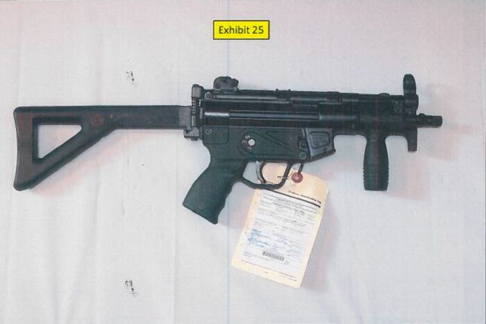 Federal prosecutors submitted this image as evidence showing an MKE Z5P 9mm firearm seized during the investigation of Navy veteran Joseph Paul Berger. (U.S. Attorney’s Office / U.S. District Court for the Eastern District of Pennsylvania)
