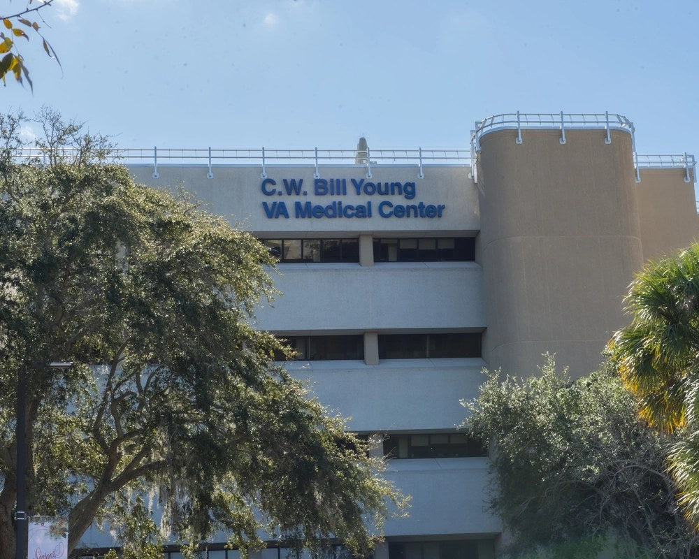 C.W. Bill Young VA Medical Center in Bay Pines, Florida. More than 457,000 veterans enrolled in Veterans’ Group Life Insurance will receive a three-month premium holiday beginning Nov. 1, 2026. (U.S. Department of Veterans Affairs photo)