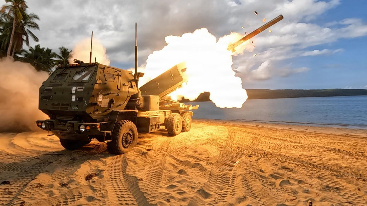 A U.S. Army HIMARS rocket launcher fires during Exercise Balikatan 2026 in Palawan, Philippines, on April 27, 2026. Gen. Ronald Clark, commander of U.S. Army Pacific, says American forces are positioning equipment and personnel across the Pacific to