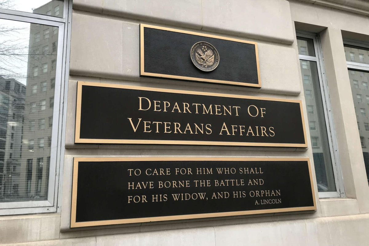 A Department of Veterans Affairs sign in Washington, D.C. VA data shows more than 2 million veterans now have a 100% disability rating, up 122% since 2021. (Photo: G. Edward Johnson / CC BY 4.0)