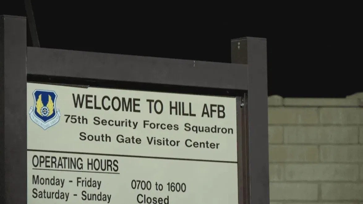 Hill Air Force Base in Utah. Three former workers at the base’s Child Development Center face federal simple-assault charges involving allegations concerning young children in their care. File photo.