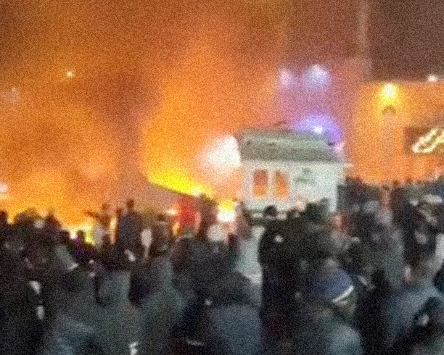 Iran shuts off internet as protesters start fires in widening unrest