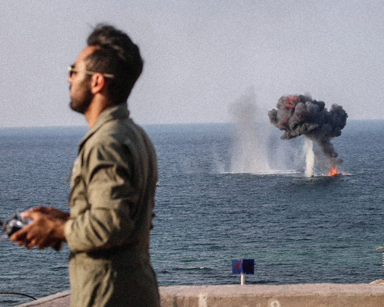 Iran says it fired warning missiles, drones at US warships in Gulf of Oman