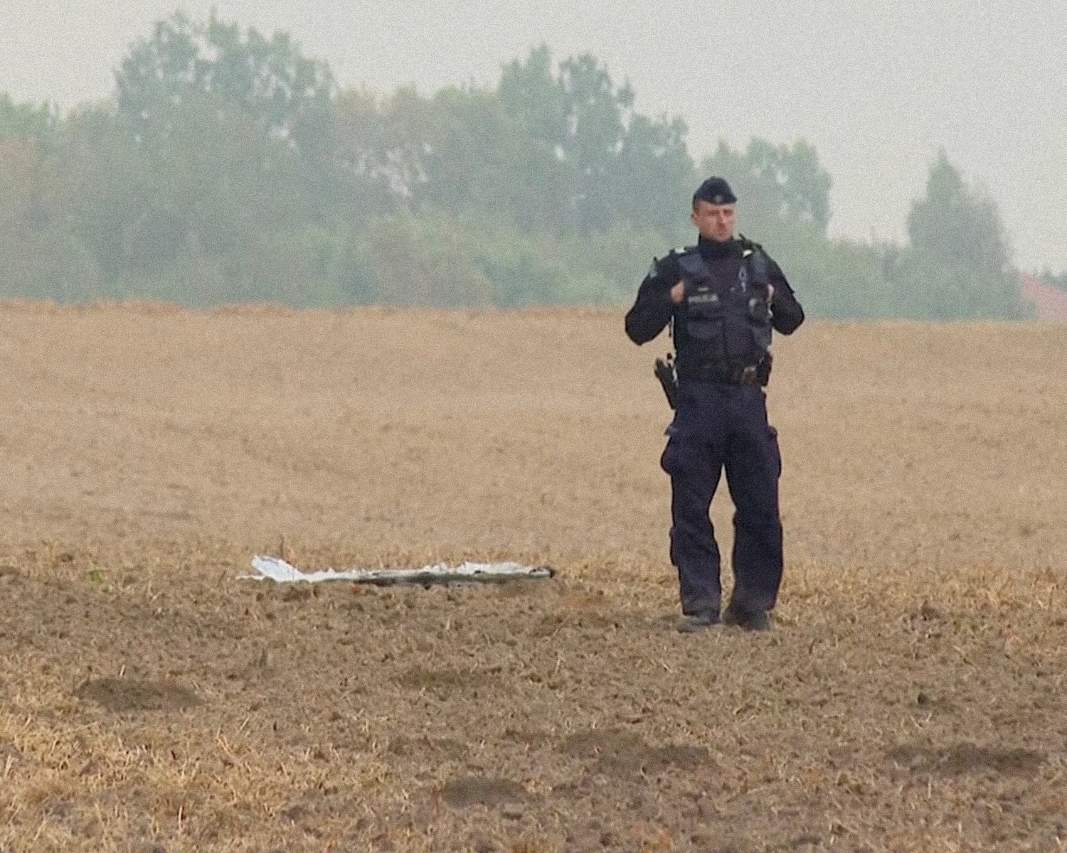 Missile debris found in Eastern Poland, military police say