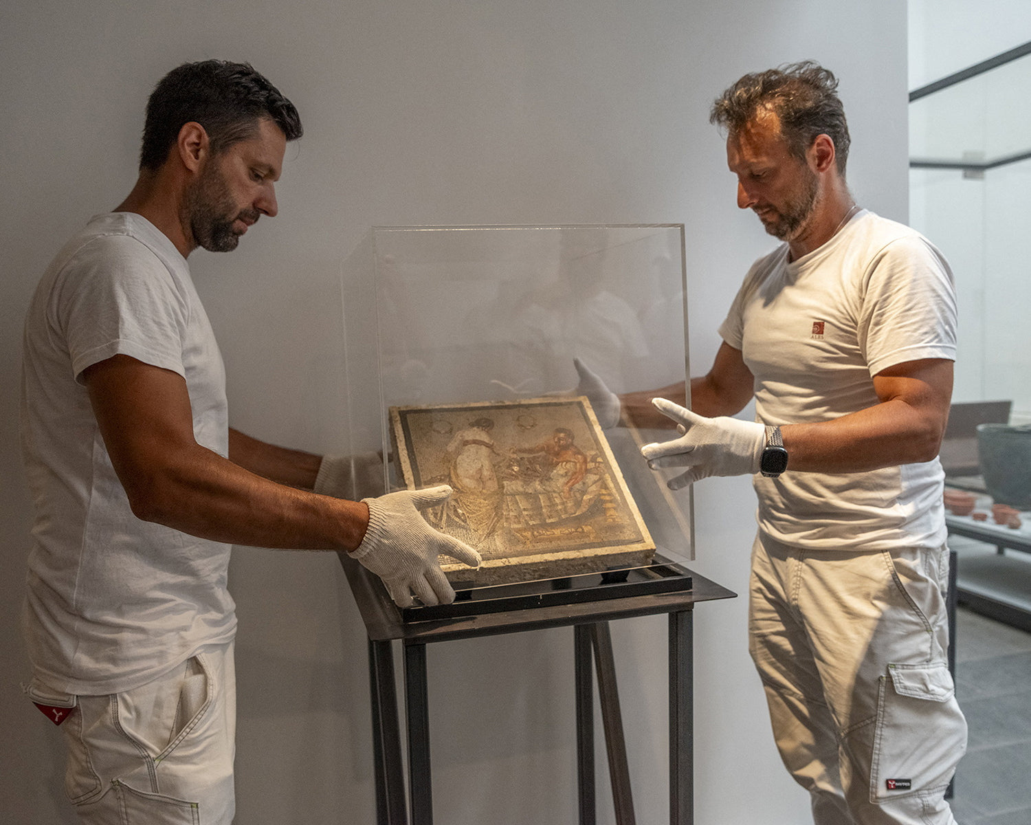 Pompeii welcomes home Roman mosaic looted by Nazi officer