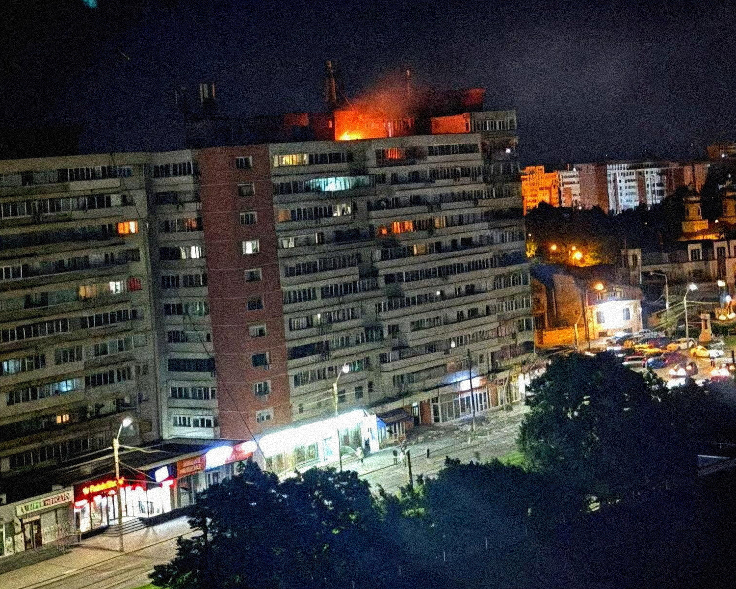 Russian drone hit Romanian apartment block, NATO vows to defend alliance territory