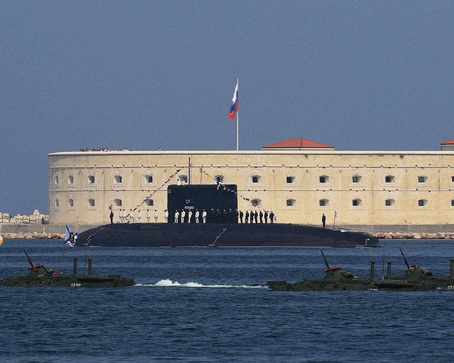 NATO chief mocks “broken” Russian submarine as Moscow denies malfunction