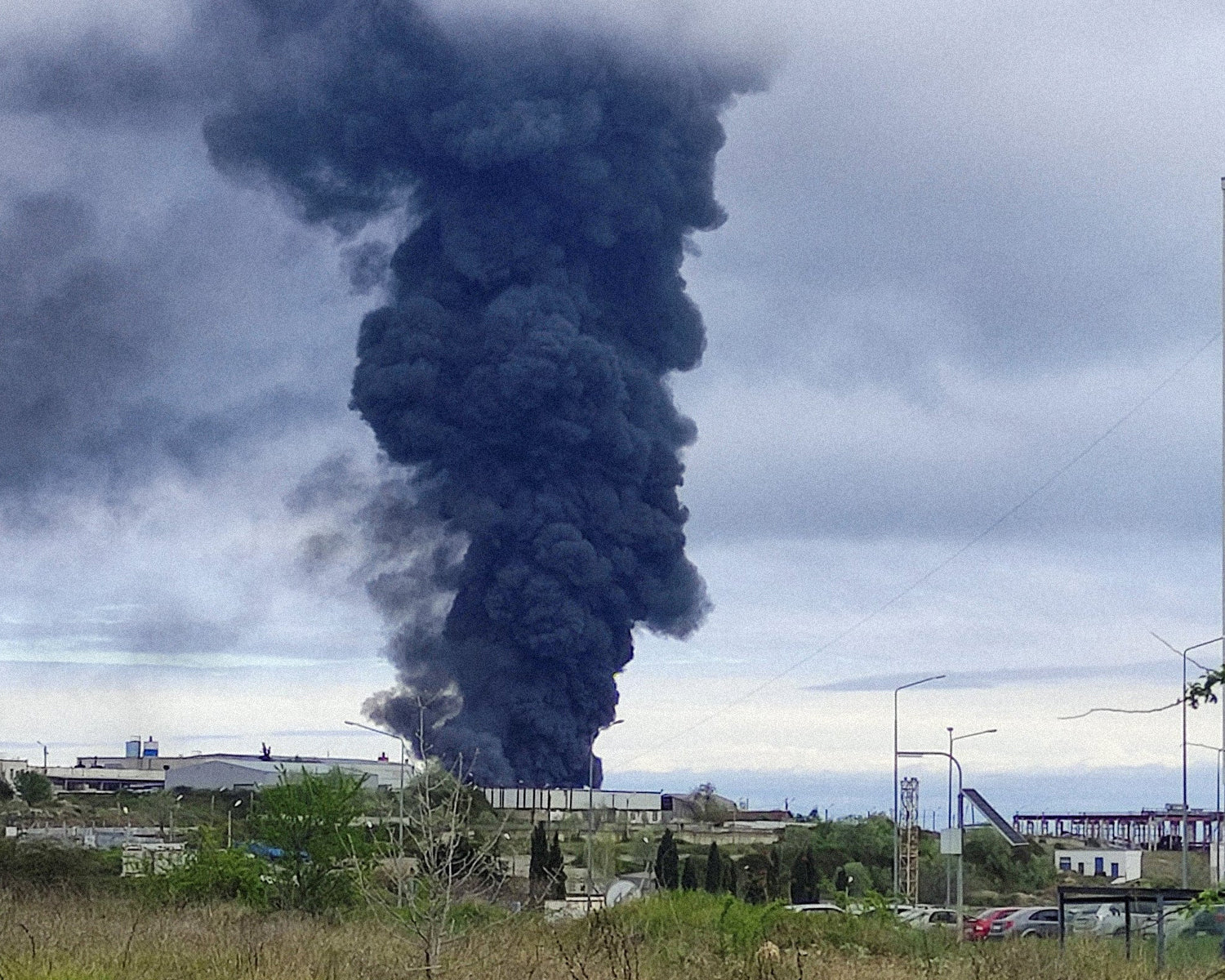 Ukrainian drones strike Russia's largest oil terminal for the first time
