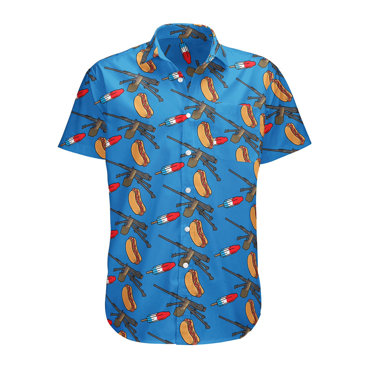 Aloha Fifties N' Glizzies Button Up Shirt