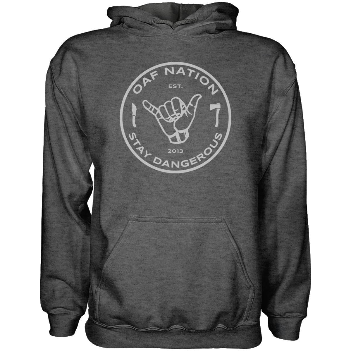 Shaka Dangerous V3 Hoodie Heather Charcoal 