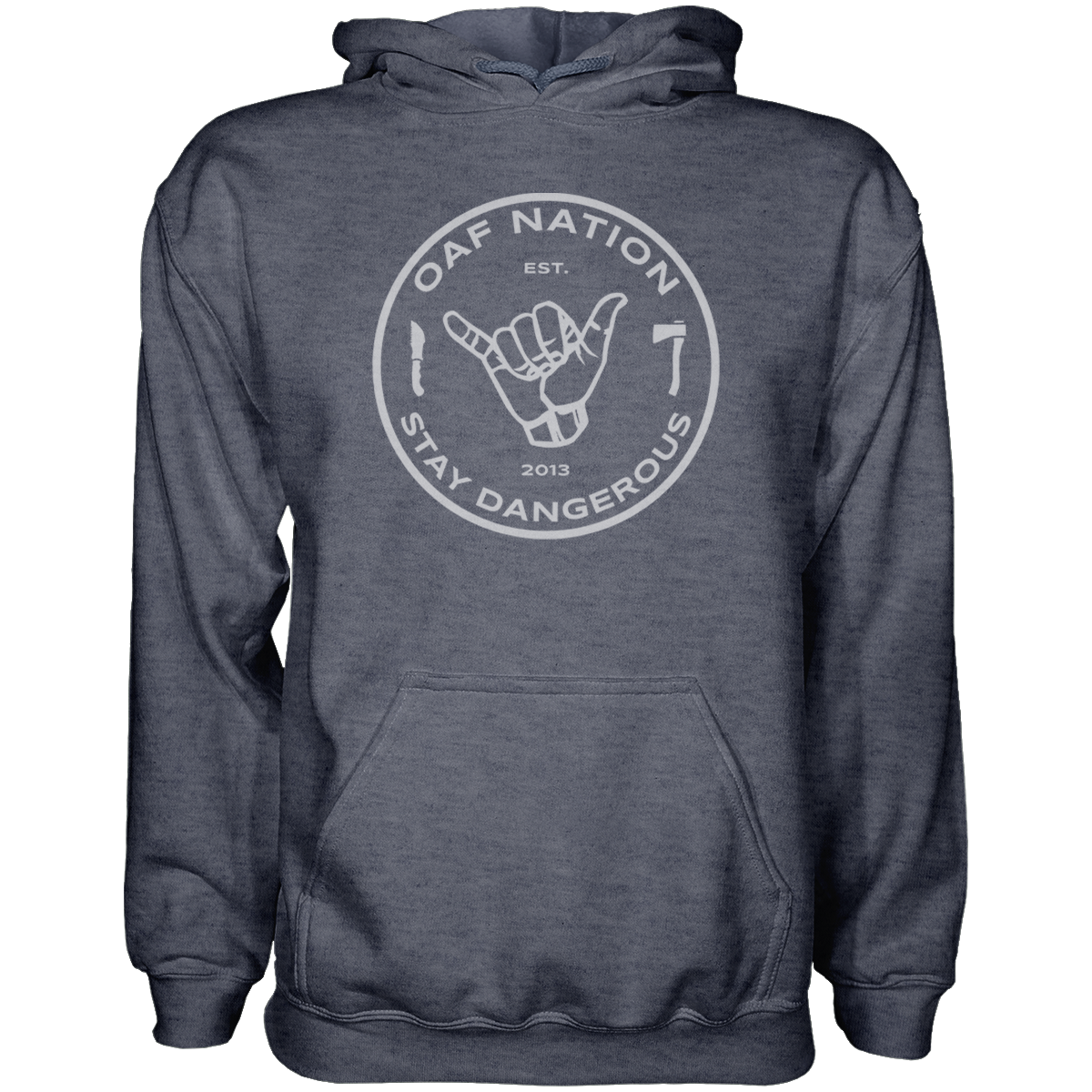 Shaka Dangerous V3 Hoodie Heather Navy 