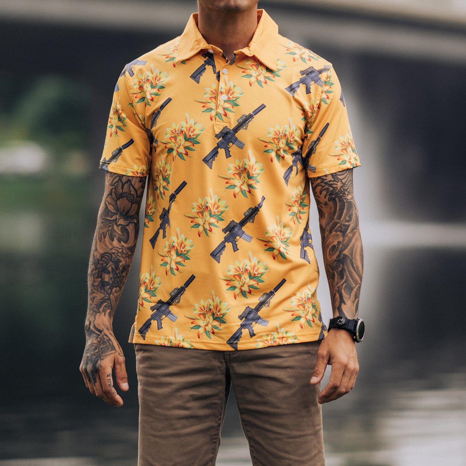 OAF Nation Aloha MK18 Golf Polo