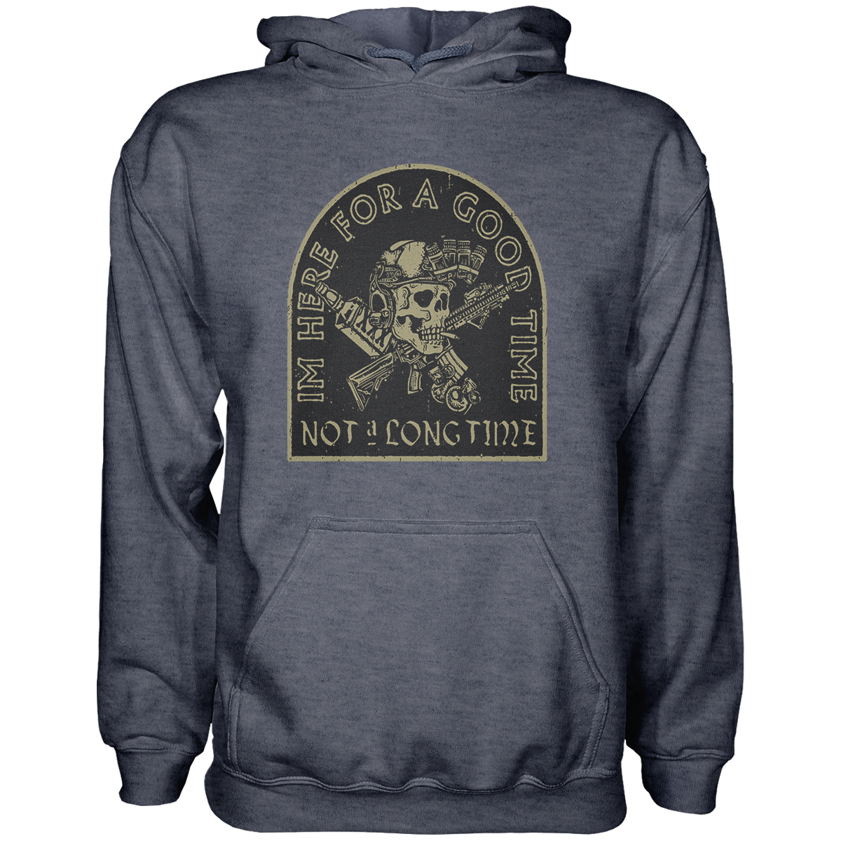 OAF Nation GOOD TIME Hoodie Heather Navy 