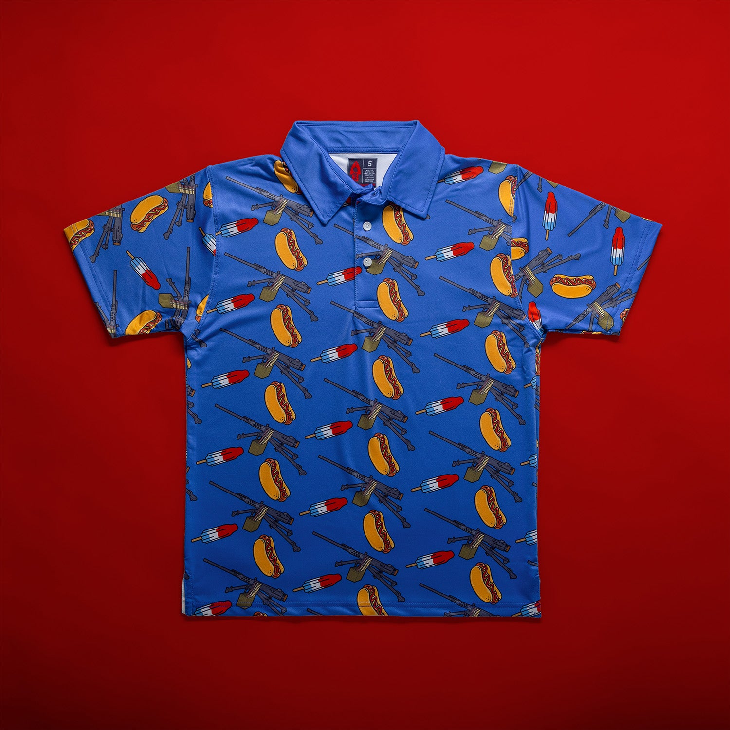 OAF Nation Aloha Fifties N' Glizzies Golf Polo