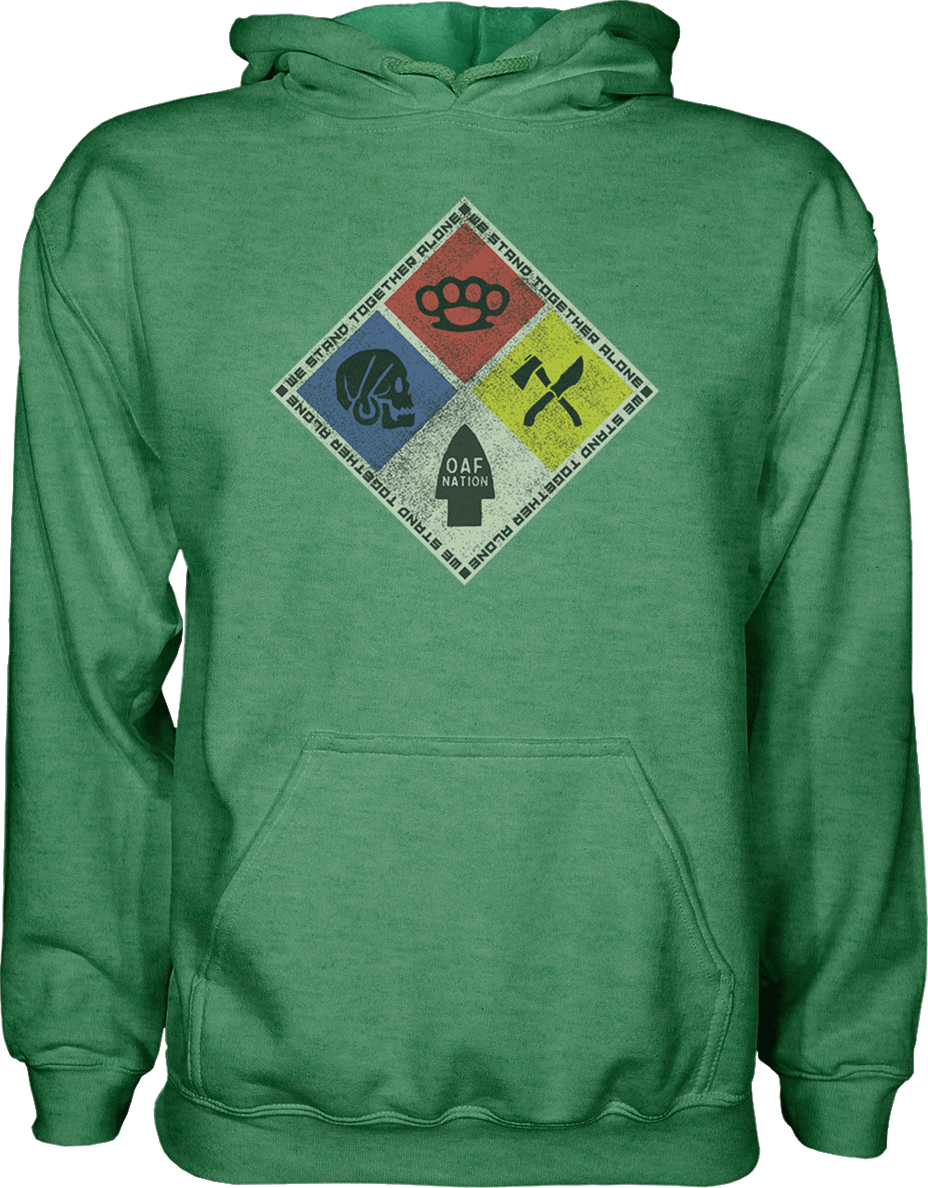 OAF Nation Hazmat Hoodie Kelly Green