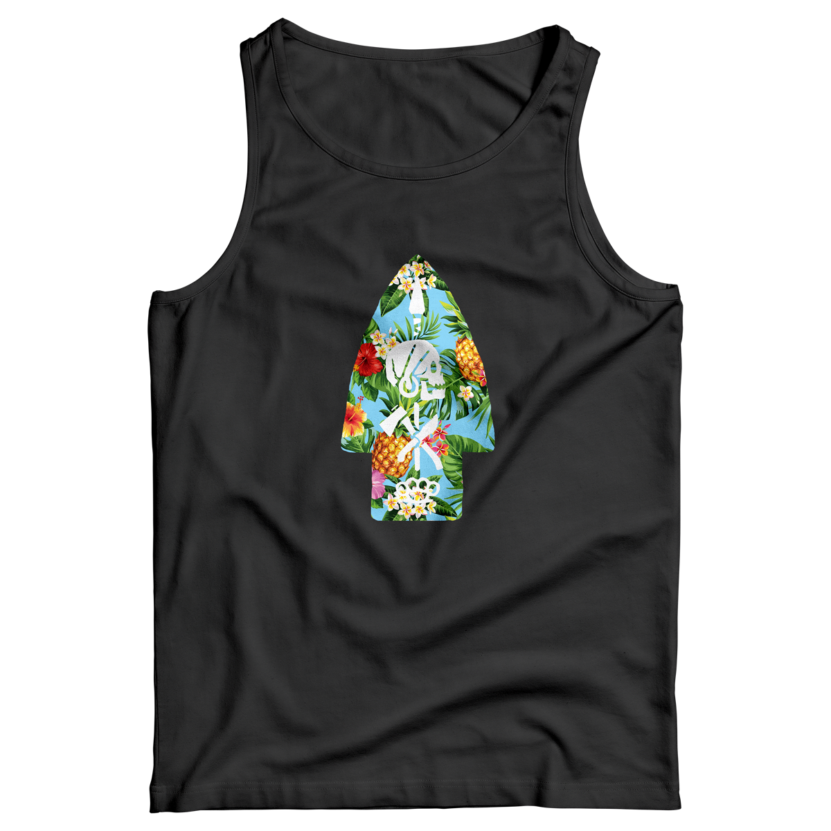 OAF Nation Aloha Larry Tank BLACK 