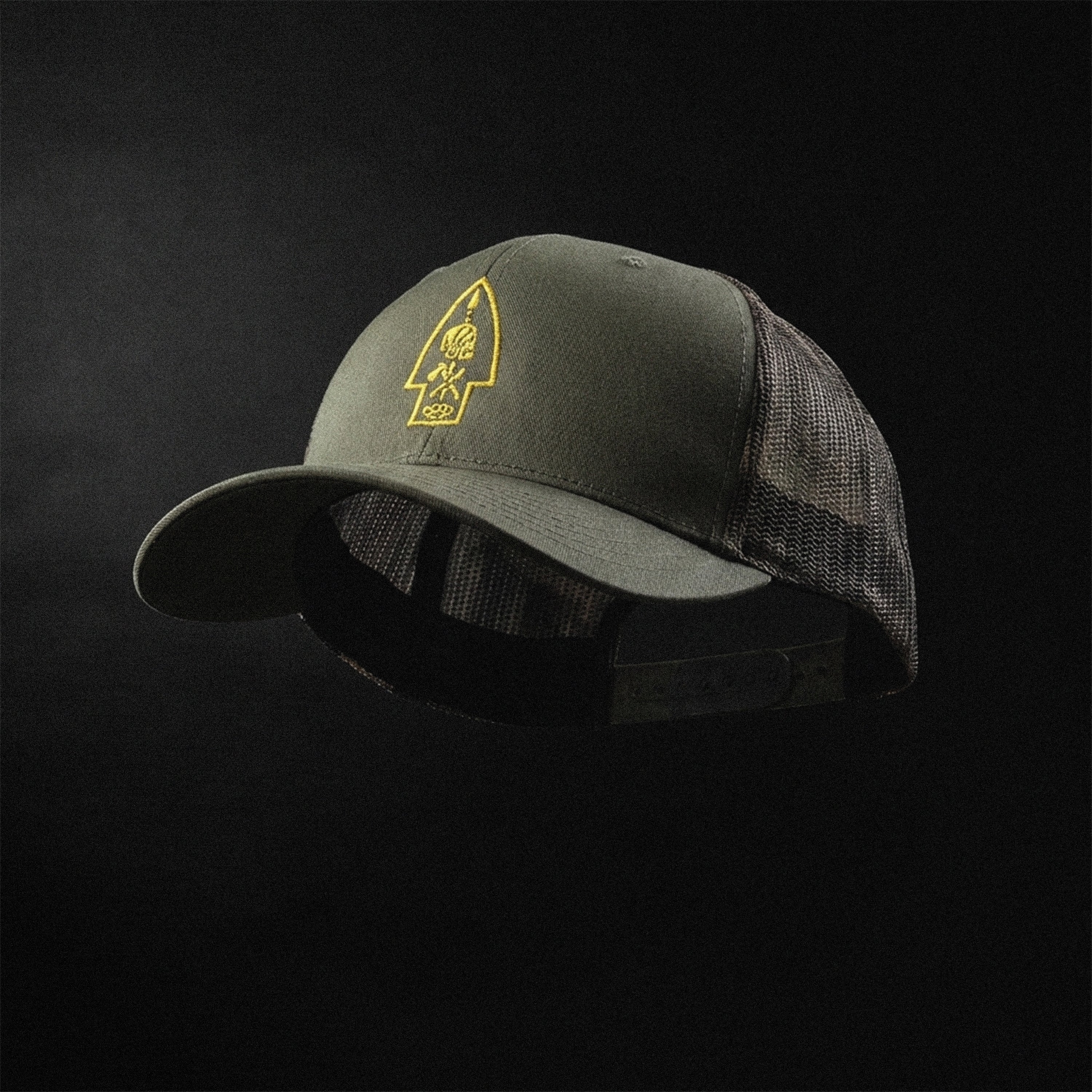 The M1A1 Snapback Hat - Olive
