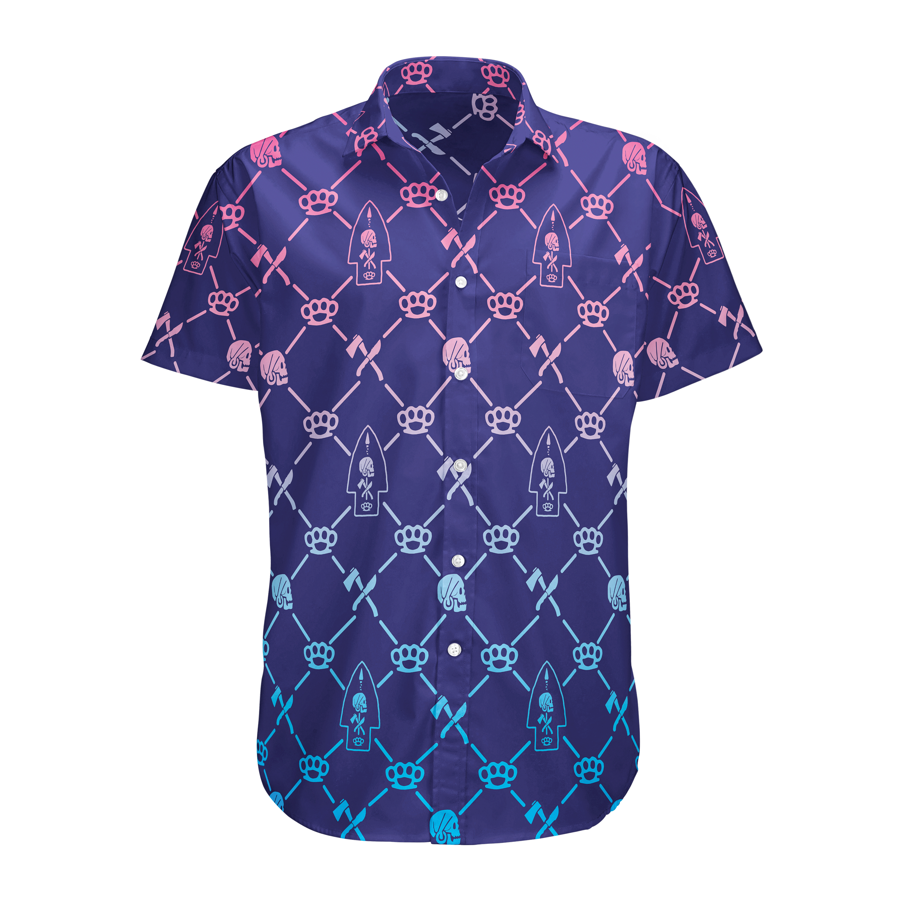 OAF Nation Miami Heater Butotn Up