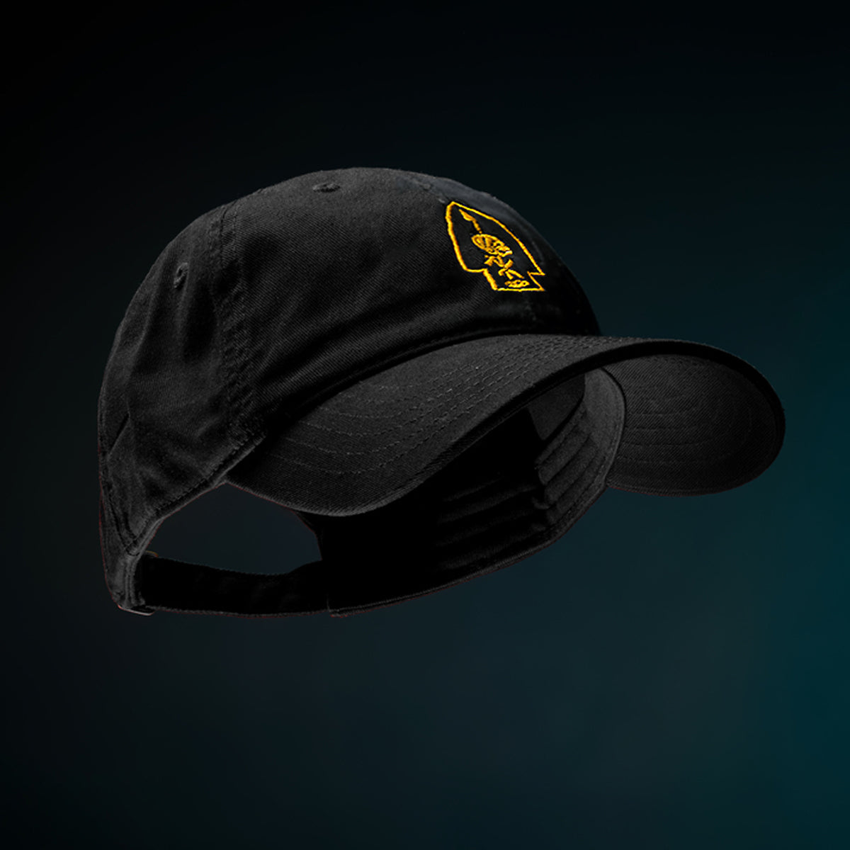 The P61A2 Strapback - Black