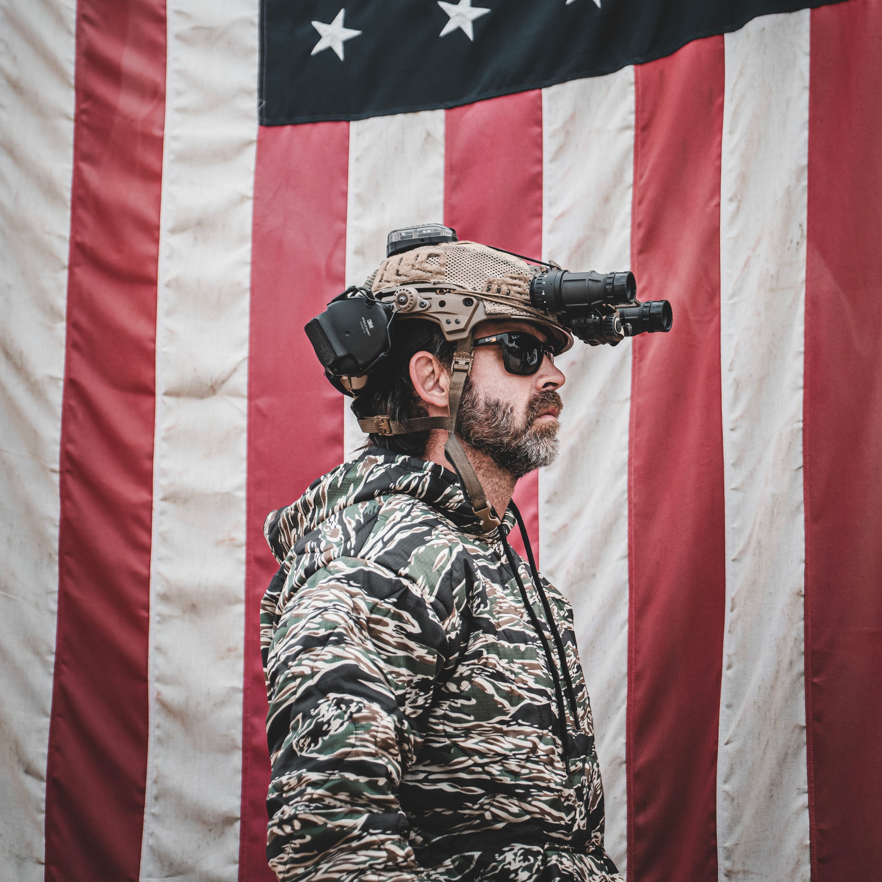 Tiger Stripe Camo Pullover Woobie Hoodie